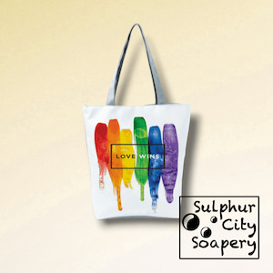 Proud As Punch: Pride Tote Bag - Love Wins