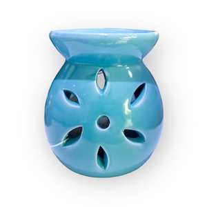 Wax Melts: Mini blue flower oil burner.