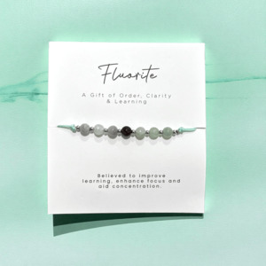 Miscellaneous: Fluorite Crystal Bracelet