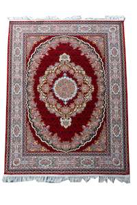 Red Ellipse - Persian Rug