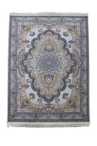 Gray Floral Arch - Persian Rug