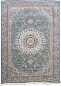 Persian Rugs Non Slip: Jacquard Gray Shah - Persian Rug