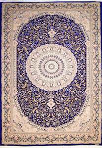 Midnight Blue Shah - Jacquard Persian Rug