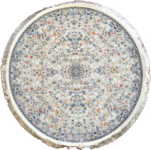 1000 Reeds: Large Circle Abundance II - Persian rug