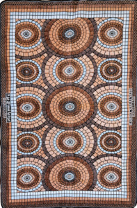 Brown Circle - Throw / Floor Cover