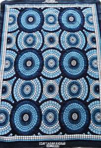 Throws Floor Covers: Blue Circle - Throw / Floor Cover