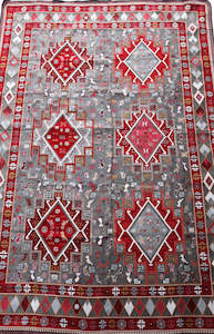 Red Diamond II - Throw / Floor Cover