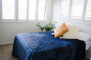 Navy Blue Diamonds - ‘Parmida’ Mink Blanket  (Double)