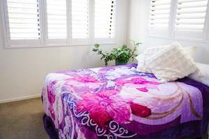 Double Blankets: Purple Swirl - Mink Blanket (Double)