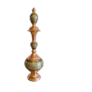 Tawny Mosaic - Copper Vase Stoppered