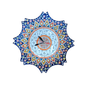 Ceramic Decor: Twilight Dance  - Clock