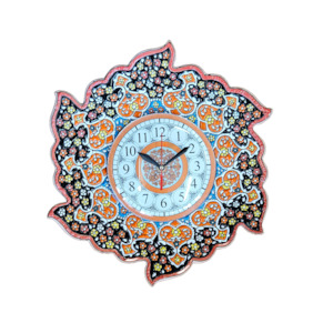 Ceramic Decor: Sunset Dance  - Clock