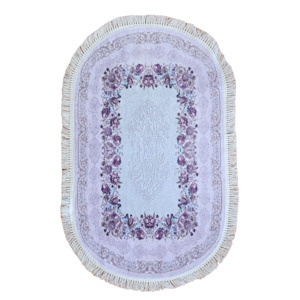 Purple Mirror - Oval Mat