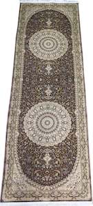 Hall Runner Jacquard Brown (Sml)