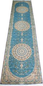 Hall Runner Jacquard Green (Med)