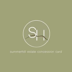 Memberships: Summerhill Estate 18 Hole Concession Card