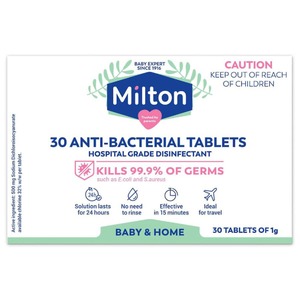 Products: Milton Anti-bacterial Tablets