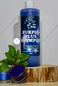Shampoo Conditioner: Eco Horse Purple Blue Shampoo