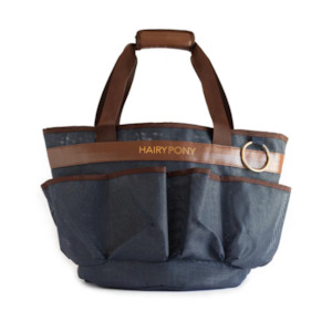 Hairy Pony Horse Navy Wash Bay Bag