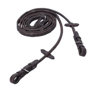 Schockemohle Durasoft Rolled Grip Reins - with buckle