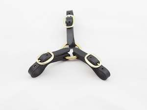 Bridles Accessories: English Leather 3 Way Buckle Coupling