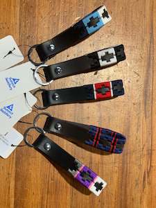 Leather Polo Key Ring
