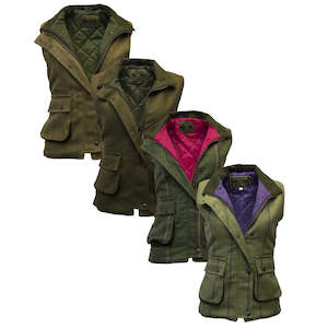Tweed: W & H Ladies Derby Tweed Bayston Gilet