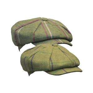 Tweed: W & H Ladies Derby Tweed Charlotte Baker Boy Cap