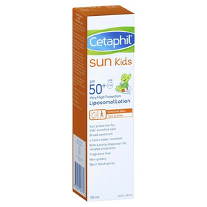 Products: Cetaphil Sun Kids Liposomal Lotion SPF50+