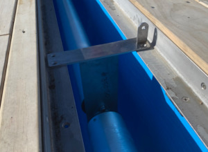 Rollers: In deck - Dual lid and split hinge roller with precision bearing conversion kit for large pool covers over 12m x 5m