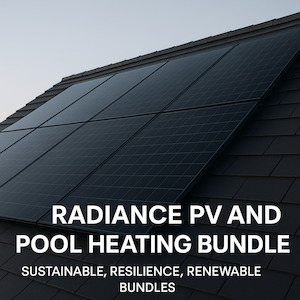 Pv Solar Energy Sustainable Pv Solar Systems: The Sunlayer Radiance Package Plus PSH PV Solar System from $14,999 bundle