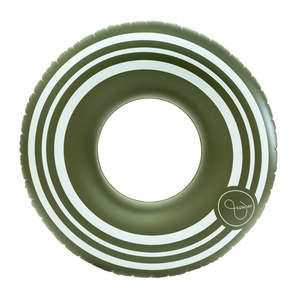 SPORTY OVERSIZED POOL TUBE- OLIVE