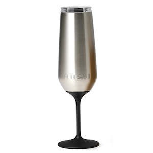 Chilly Bins Coolers: Huski Champagne Flute - Brushed Stainless