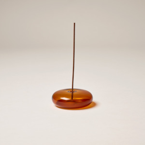 This Is Incense: This is Incense - Amber Glass Incense Holder