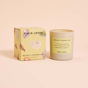 CELIA LOVES Candle - Sea Salt + Coconut Lime