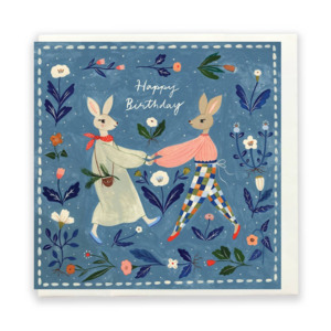 Flora Waycott Card - Birthday Bunnies