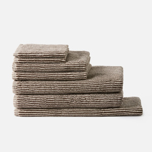 Citta - Thin Stripe Towel Range - Cocoa