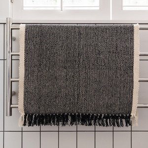 Citta Design - Cotton Door Mat - Black/Natural