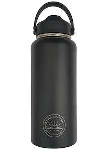 1L Insulated Drink Bottle - Black
