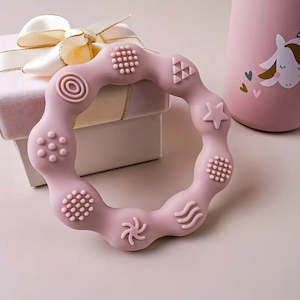 Silicone Teether - Pink