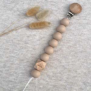 Teethers And Dummy Clips: Essential Dummy Clip - Sand Storm