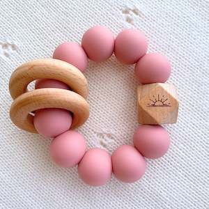 Essential Teether - Blush Pink