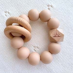 Teethers And Dummy Clips: Essential Teether - Sand Storm