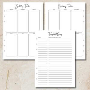 Sunday Series - Birthday Tracker & Thoughtful Gifting List