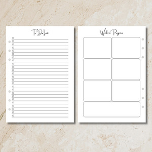 Sunday Series - To Do List & Work in Progress
