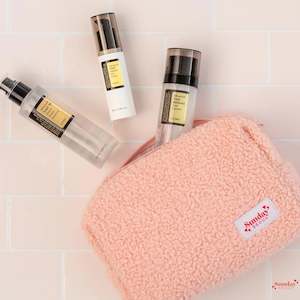 Sunscreen: Sunday Seoul cosmetic / skincare bag