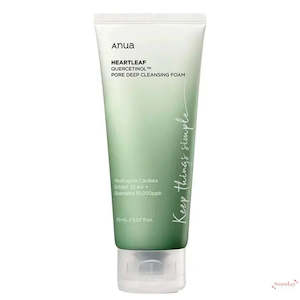 Water Cleansers: Anua Heartleaf Quercetinol Pore Deep Cleansing Foam
