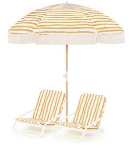 Sun Ray: Sun Ray Beach Umbrella & Beach Chair Set