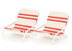 Rio Stripe Beach Chair Set