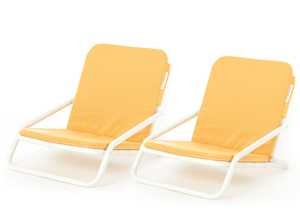 Beach Sets Matching Beach Umbrella With Beach Chairs: Golden Beach Chair Set